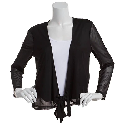 Womens Harper 241 Solid Mesh Shrug