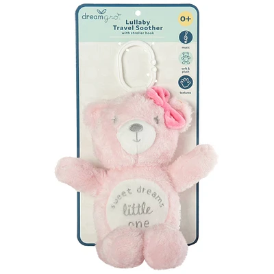 dreamgro(tm) Sweet Dreams Bear Music Travel Soother with Hook