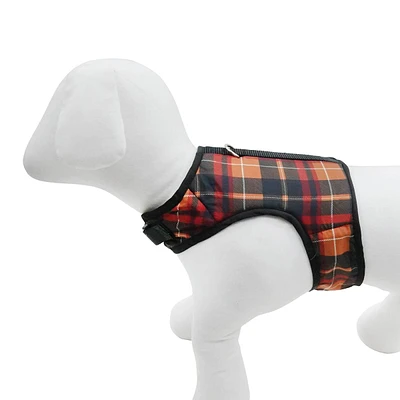 Best Furry Friends Cider Plaid Pet Harness