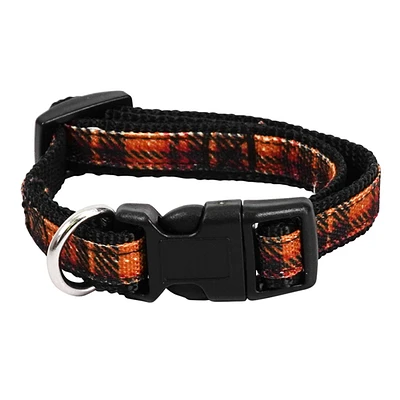 Best Furry Friends Cider Plaid Pet Collar