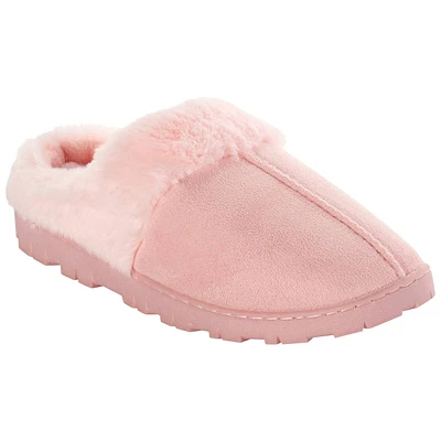 Womens Ella & Joy Microsuede Slippers