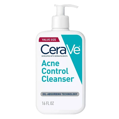 CeraVe Acne Face Cleanser w/ Salicylic Acid & Purifying Clay