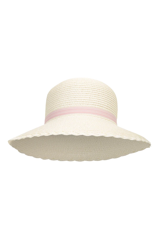 Gardening Womens Straw Sun Hat with Bow