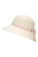 Gardening Womens Straw Sun Hat with Bow