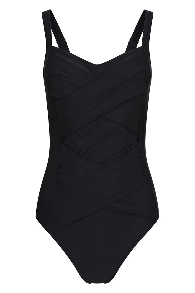Bandage Tummy Control Womens Swimsuit