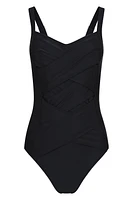 Bandage Tummy Control Womens Swimsuit