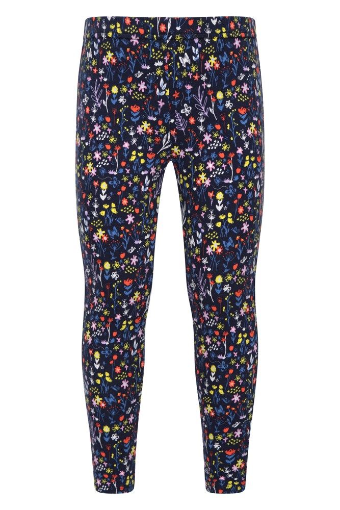 Patterned Casual Kids Leggings Multipack