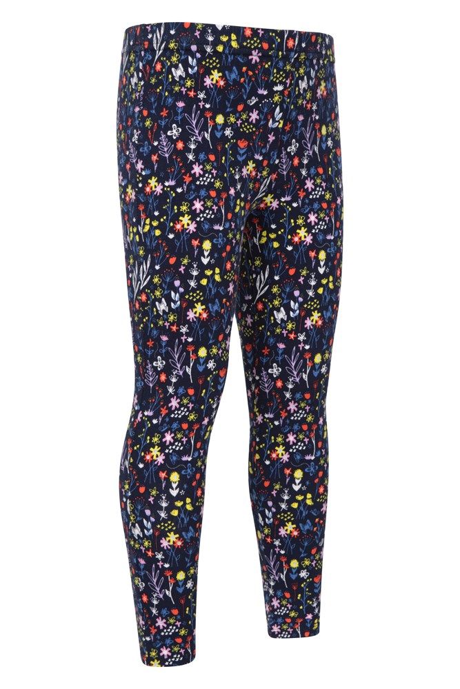 Patterned Casual Kids Leggings Multipack