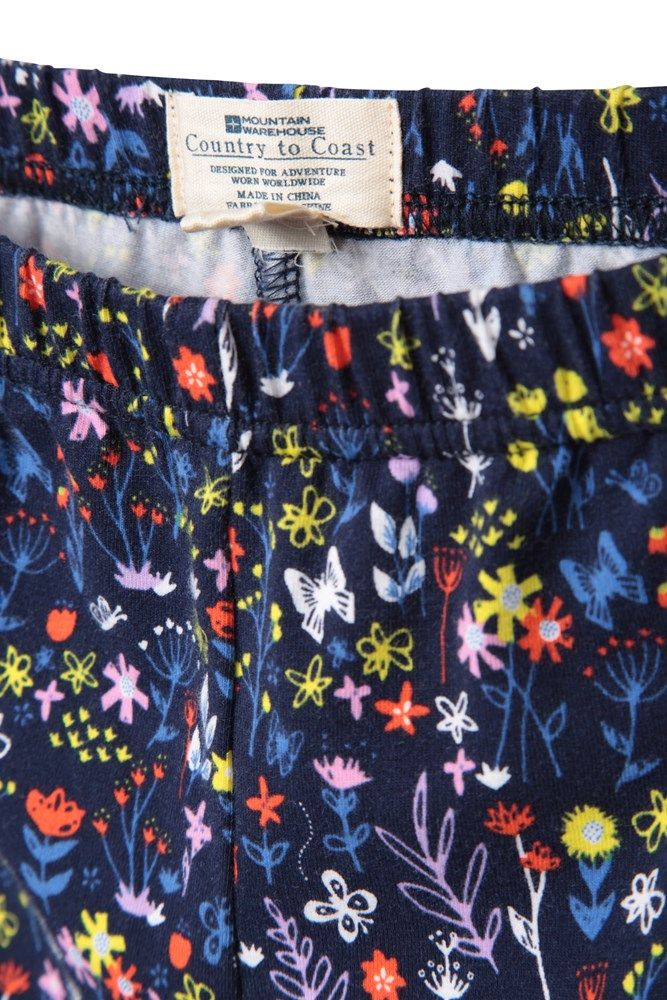 Patterned Casual Kids Leggings Multipack
