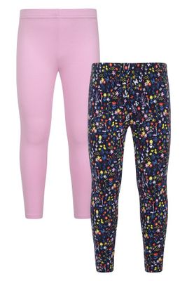 Patterned Casual Kids Leggings Multipack