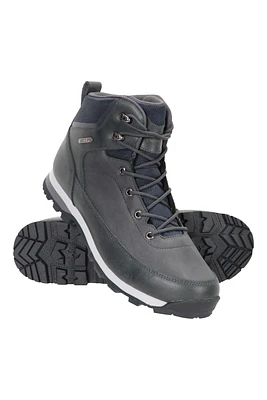 Pilgrim Mens Leather Waterproof Outdoor Boots
