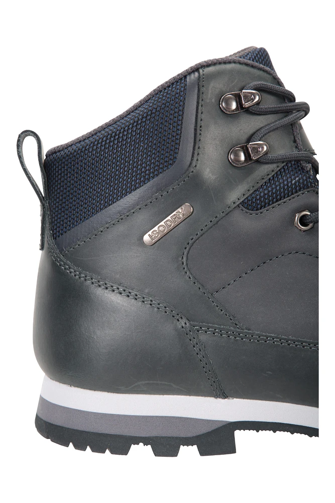 Pilgrim Mens Leather Waterproof Outdoor Boots