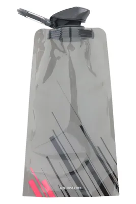 Durable Roll-Up Water Bottle With Karabiner - 24 oz.