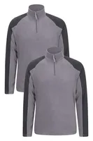 Ashbourne Mens Half-Zip Fleece Multipack