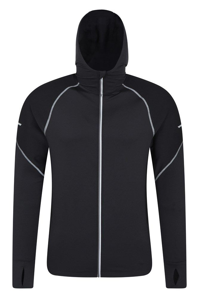 Control Mens Reflective Running Hoodie