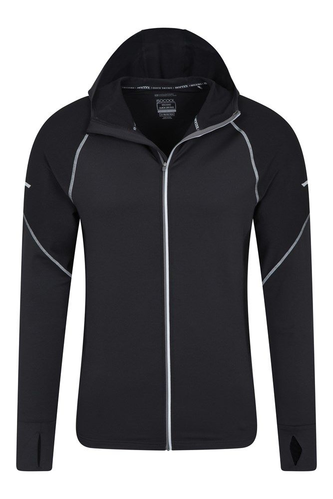 Control Mens Reflective Running Hoodie