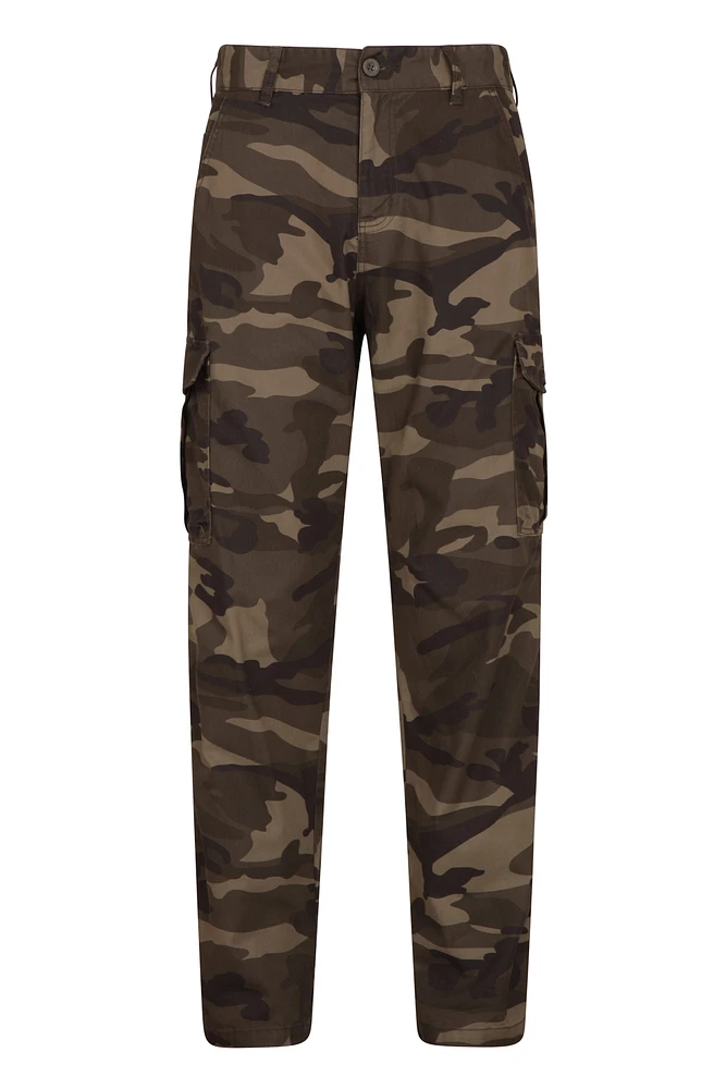 Lakeside Camo Mens Cargo Pants - Short Length