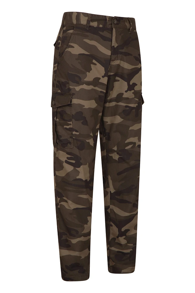 Lakeside Camo Mens Cargo Pants - Short Length