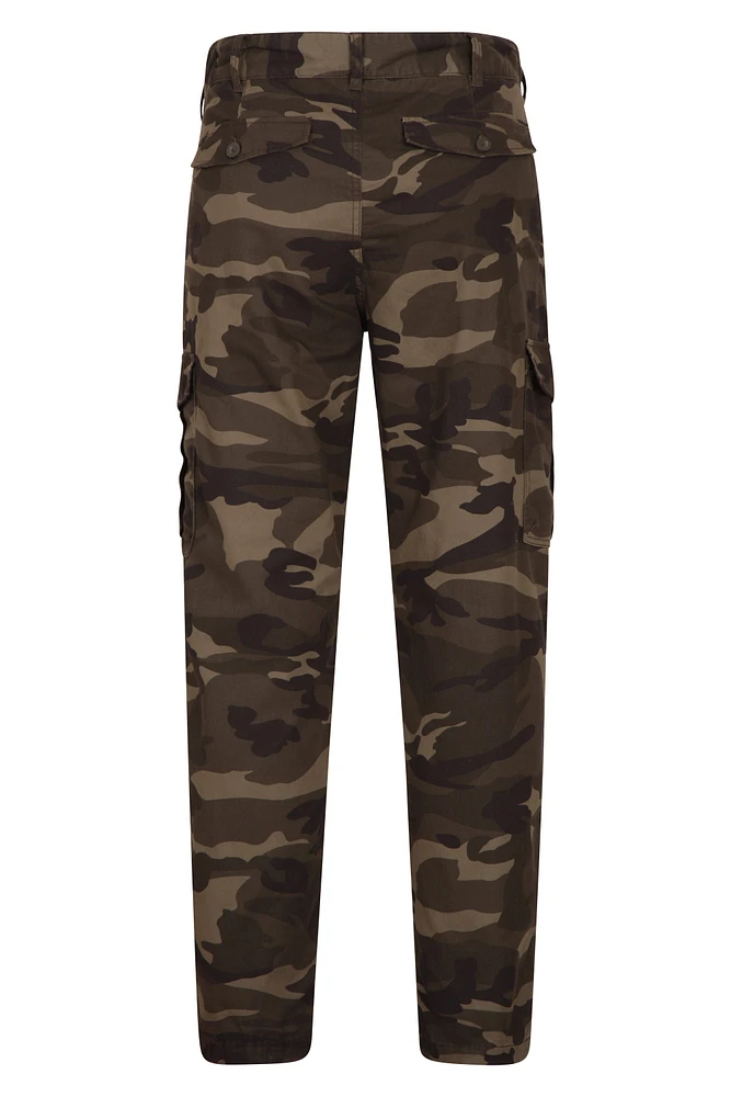 Lakeside Camo Mens Cargo Pants - Short Length