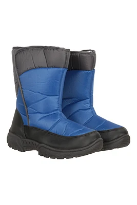 Kids Caribou Single Stripe Adaptive Snow Boots