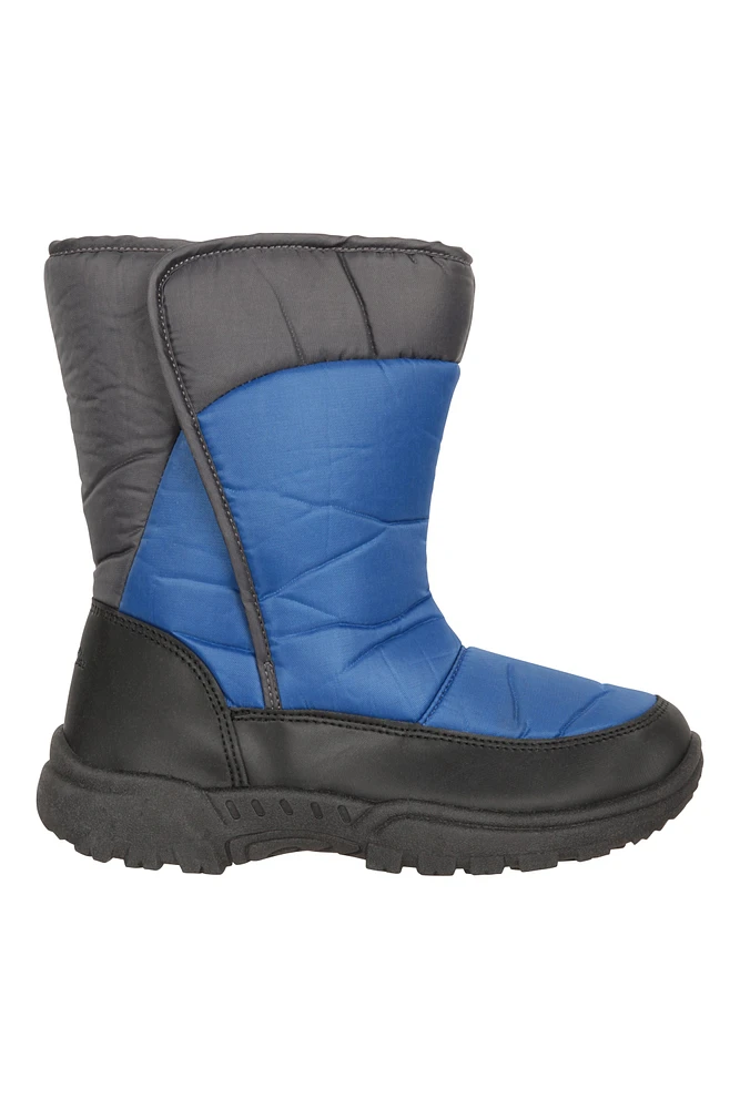 Kids Caribou Single Stripe Adaptive Snow Boots