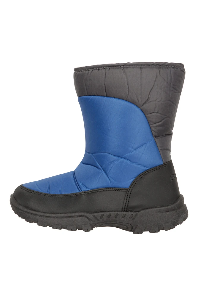 Kids Caribou Single Stripe Adaptive Snow Boots