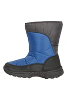 Kids Caribou Single Stripe Adaptive Snow Boots