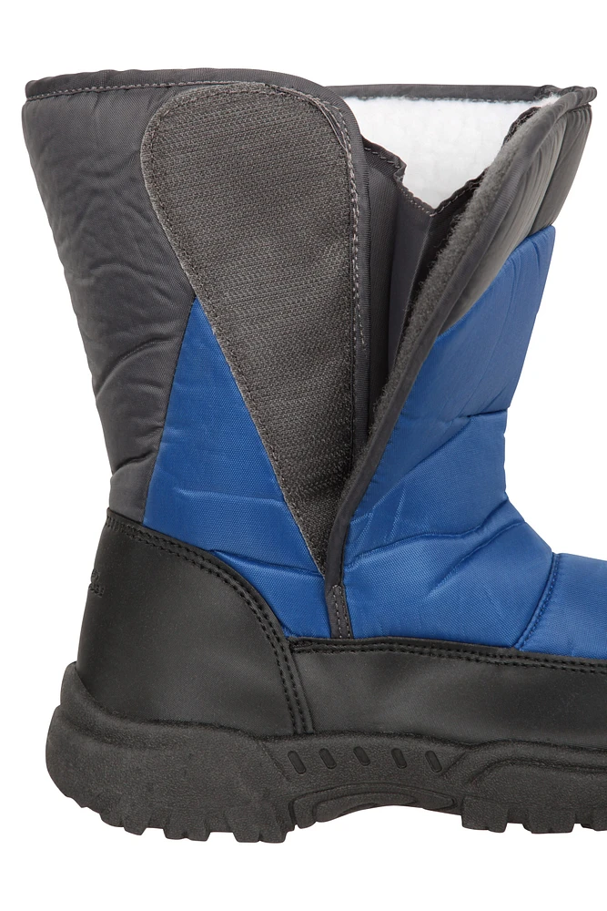 Kids Caribou Single Stripe Adaptive Snow Boots