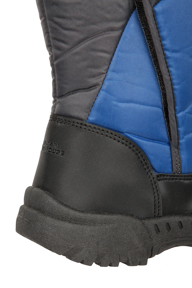 Kids Caribou Single Stripe Adaptive Snow Boots