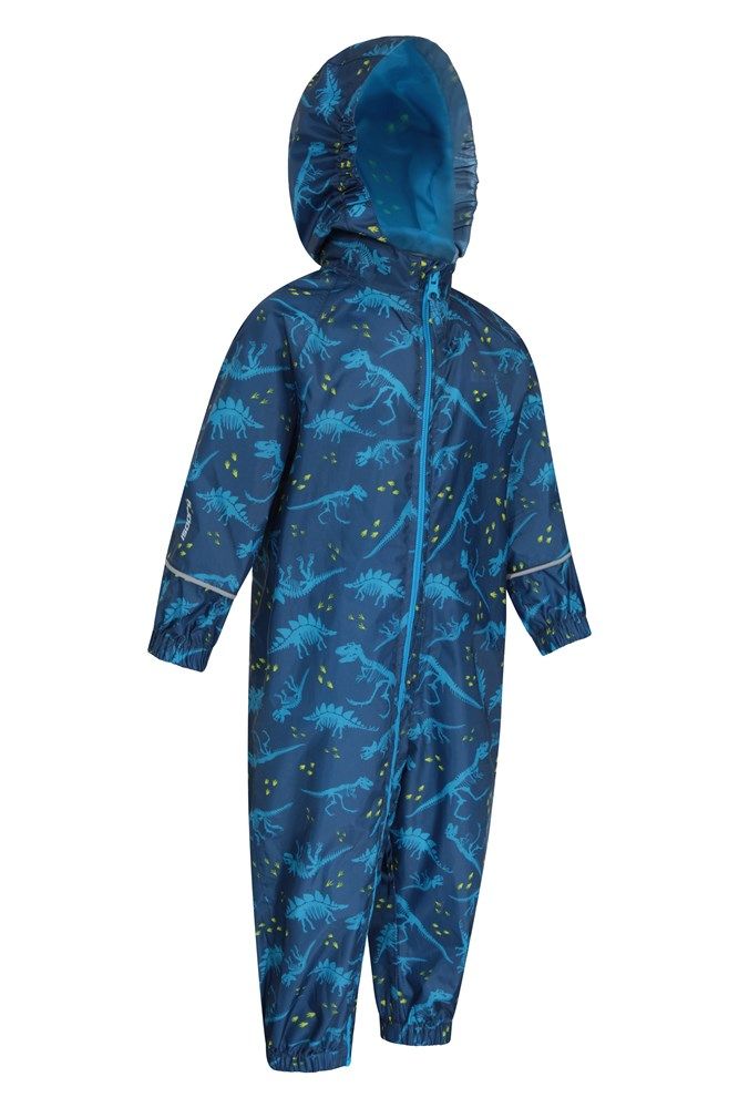 Puddle Kids Printed Waterproof Rain Suit