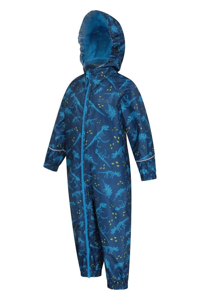 Puddle Kids Printed Waterproof Rain Suit