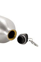 35 oz. Printed Metallic Bottle With Karabiner