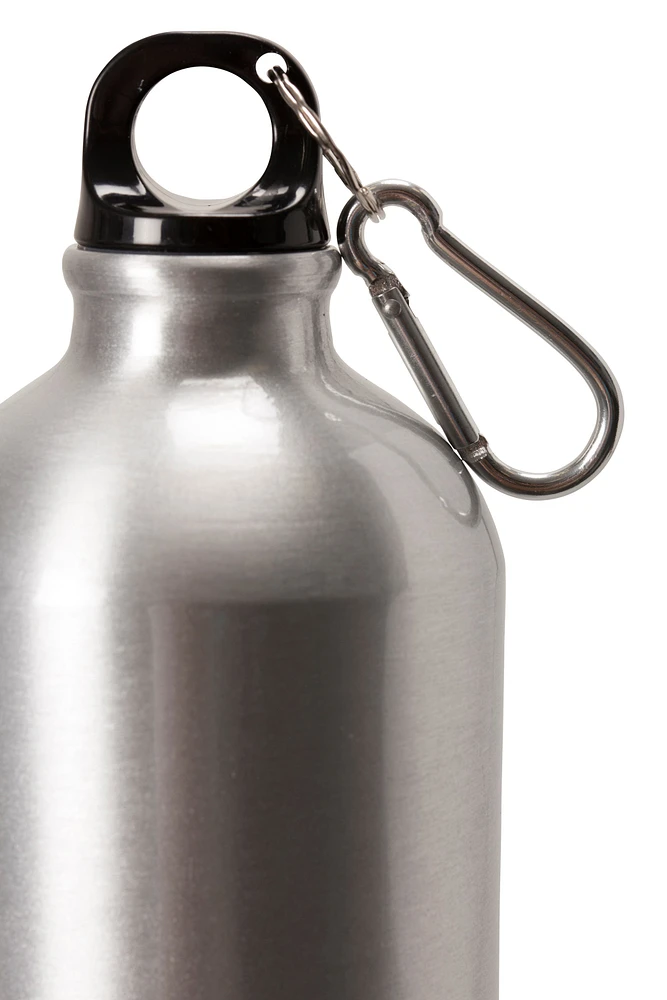 35 oz. Printed Metallic Bottle With Karabiner