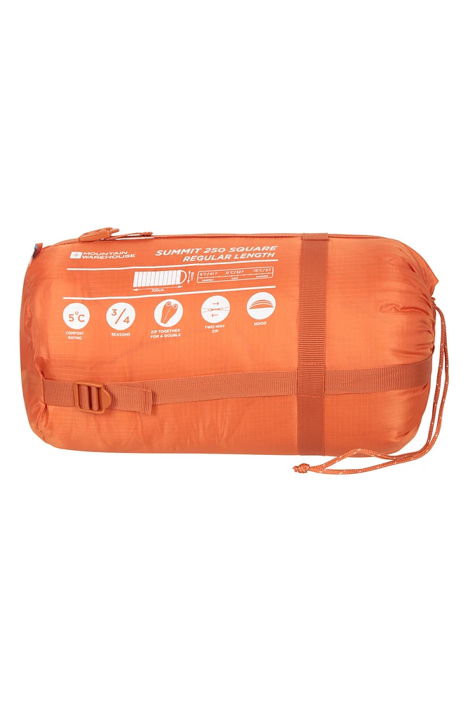 Summit 250 5°C Square Sleeping Bag