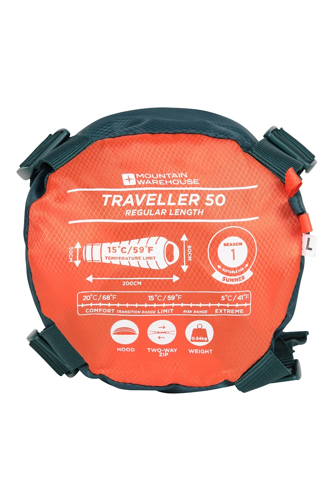 Traveller 50 20°C Lightweight Summer Sleeping Bag