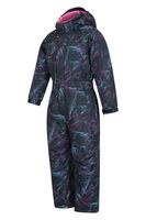 Cloud Printed Kids Waterproof All One Snowsuit