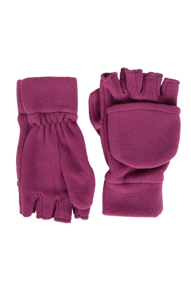 Fingerless Fleece Kids Mitten