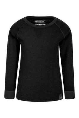 Merino Kids Round Neck Base Layer Top