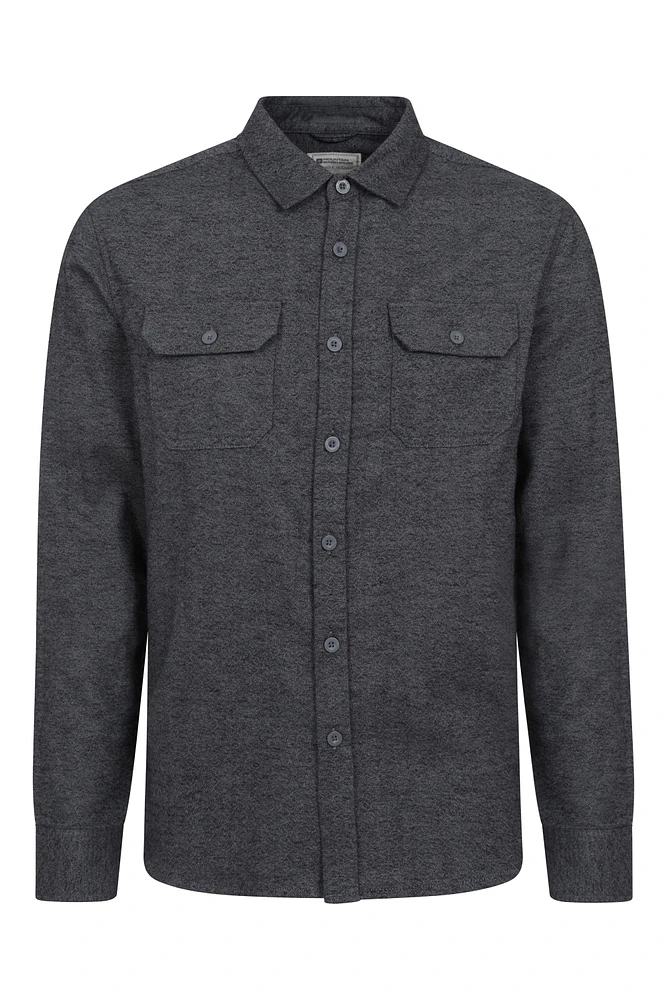 Trace Mens Flannel Long Sleeve Shirt