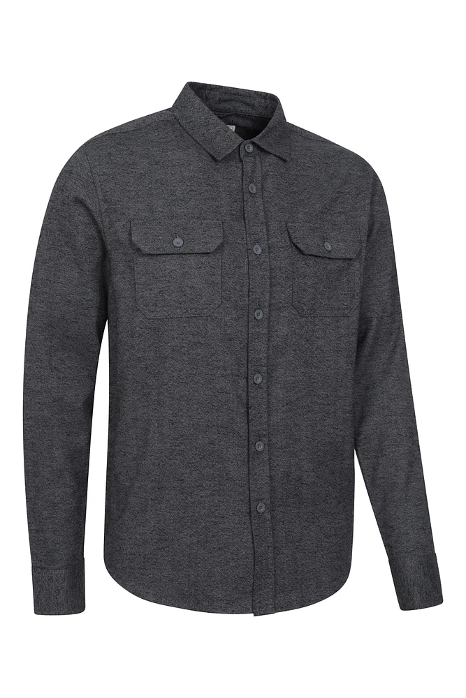 Trace Mens Flannel Long Sleeve Shirt