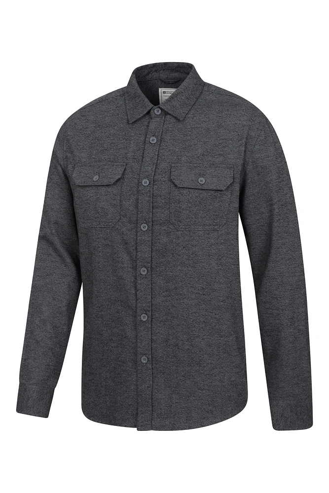 Trace Mens Flannel Long Sleeve Shirt