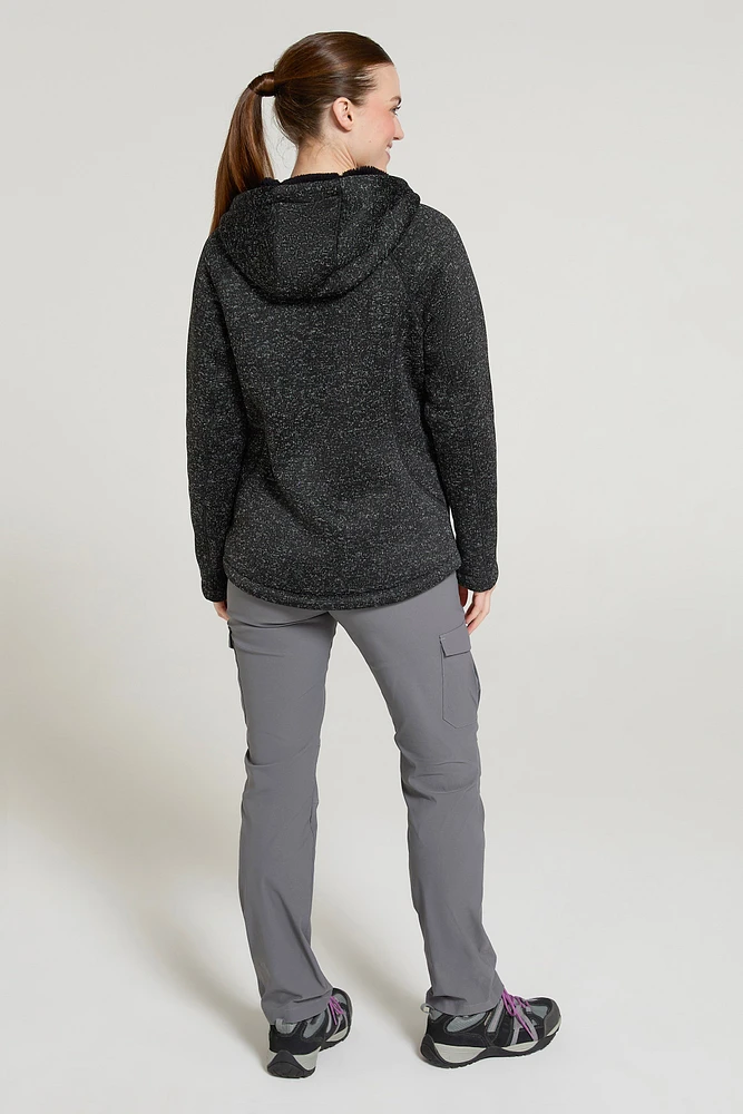 Nevis Womens Fur Lined Hoodie