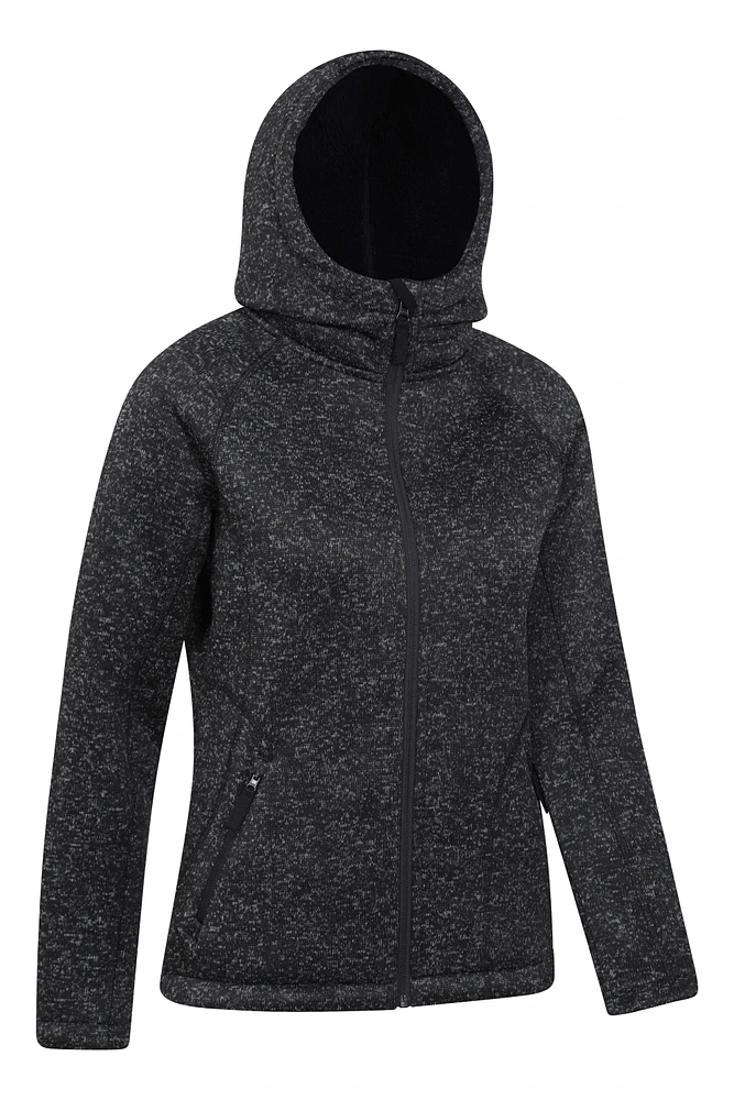 Nevis Womens Fur Lined Hoodie