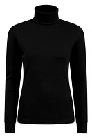 Meribel Womens Cotton Roll Neck Top