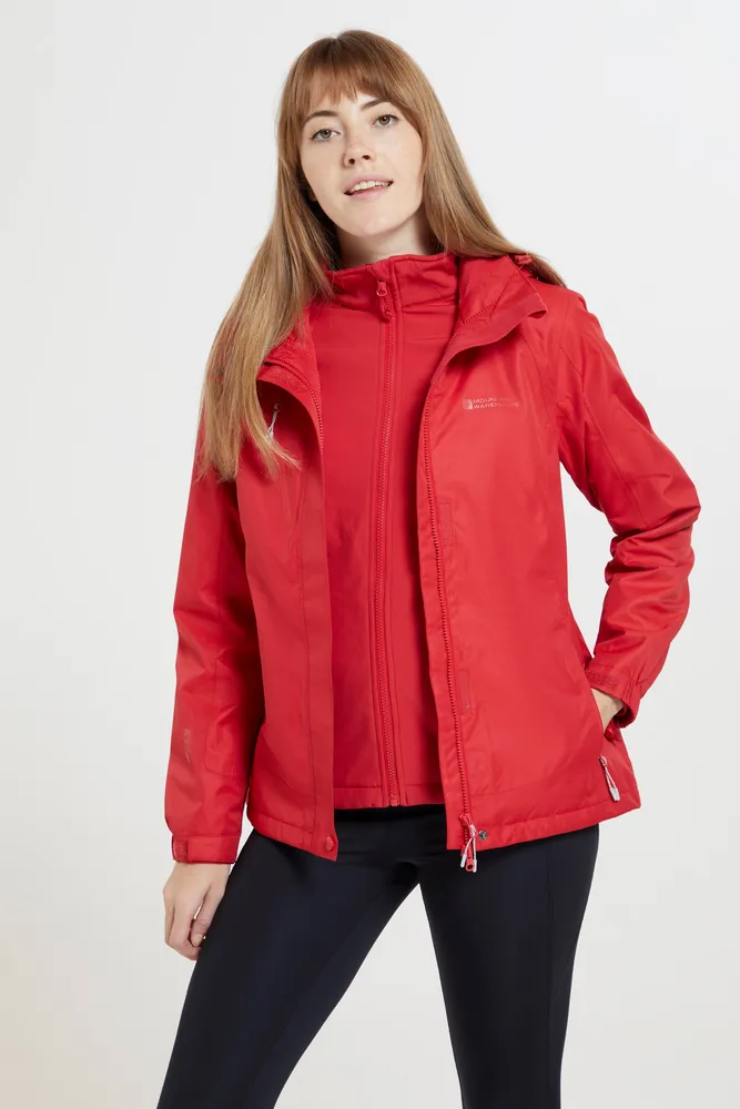 Bracken Melange Womens 3 1 Jacket
