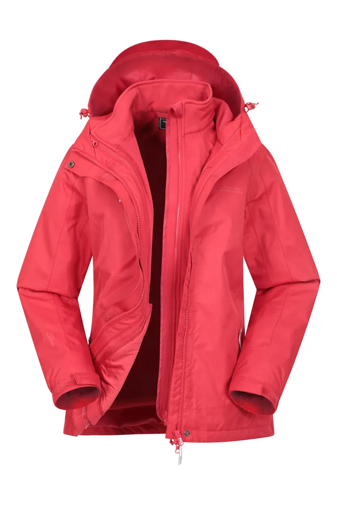 Bracken Melange Womens 3 1 Jacket