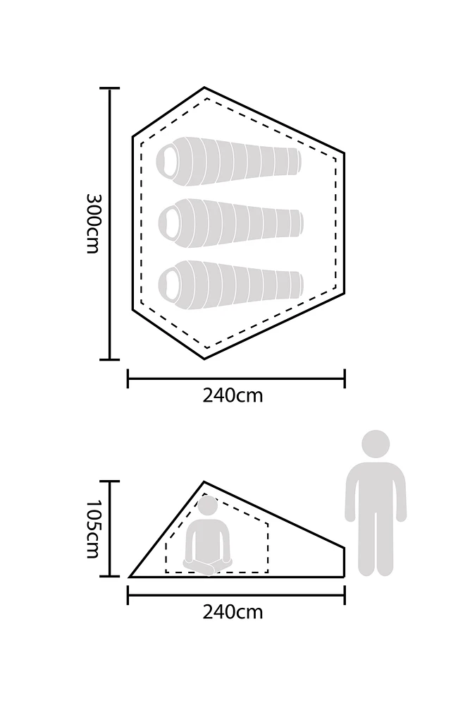 Backpacker 3 Man Tent