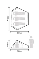 Backpacker 3 Man Tent