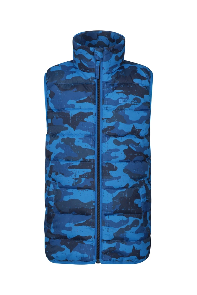 Rocko Kids Printed Insulated Vest