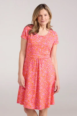 Orchid Patterned Womens UV Dress